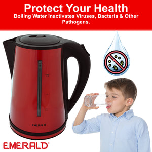 EK1725KG Imperial Red 1.7 Litre Electric Kettle