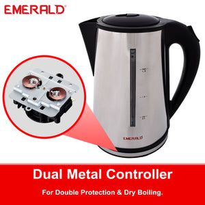 EK1735KG Brush Steel 1.7 litre Kettle