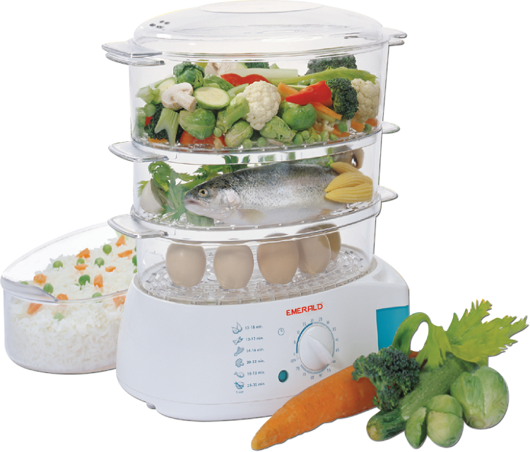 EA402FS 3 Tier/Level Food Steamer